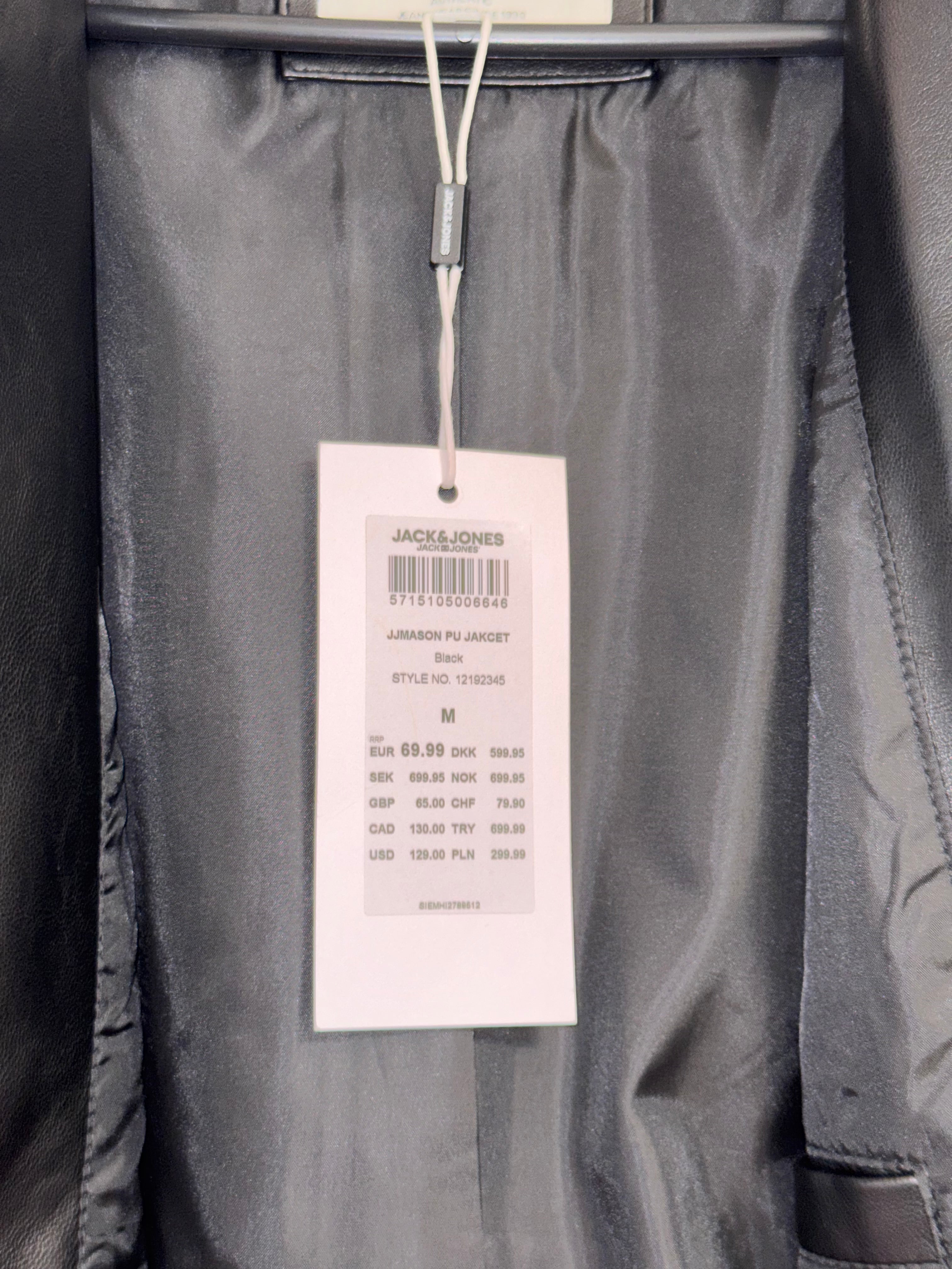 Jack & Jones leather jacket